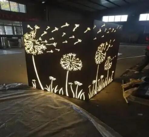 都匀耐候钢灯箱